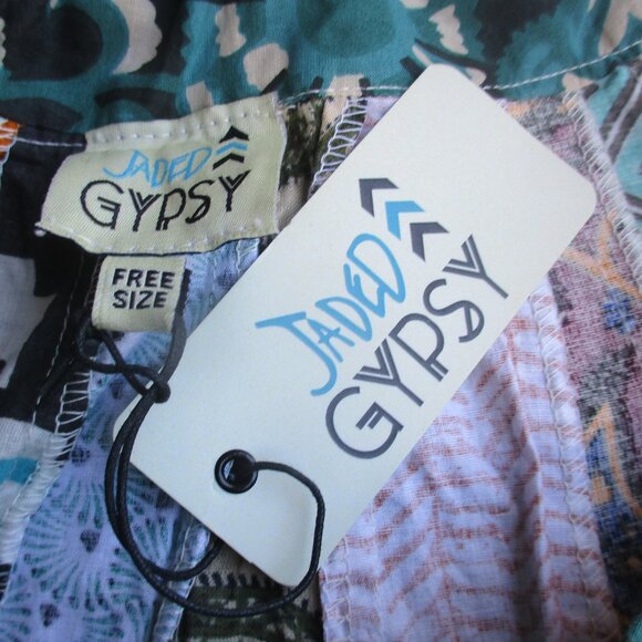 JADED GYPSY ~ AROUND THE WORLD SKIRT ~ FREE SIZE ~ ADJUSTABLE ~ XS to X… - Picture 5 of 15